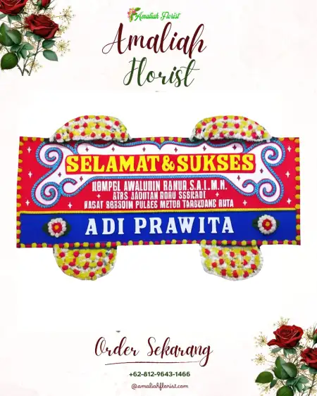 Papan Bunga Ucapan Selamat Bundaran HI
